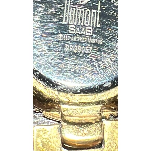 Dumont Saab Watch Gold Stainless Steel  Water Resist Beige Quartz DR 28057 - Picture 14 of 16